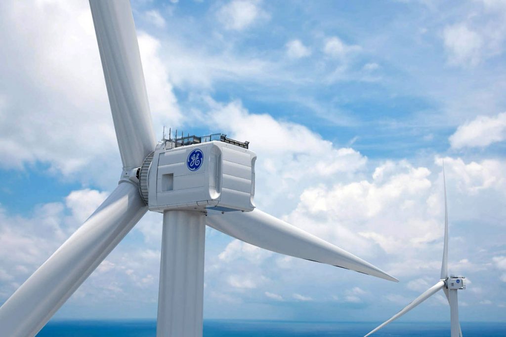 a GE Renewable Energy utiliza tecnologias da Indústria 4.0 para monitorar e otimizar o desempenho de suas turbinas eólicas
