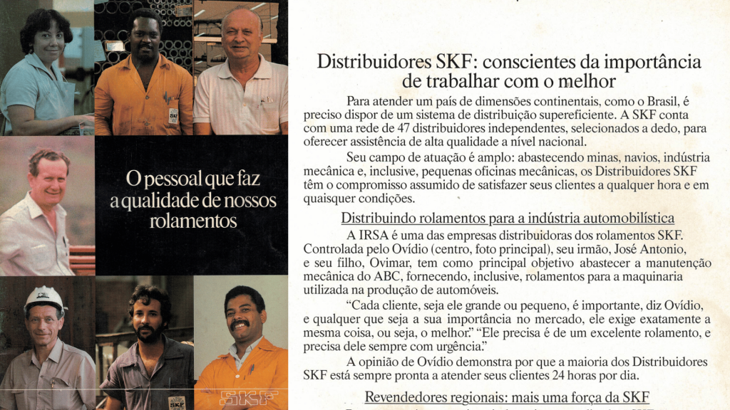 revista interna da SKF anos 80
