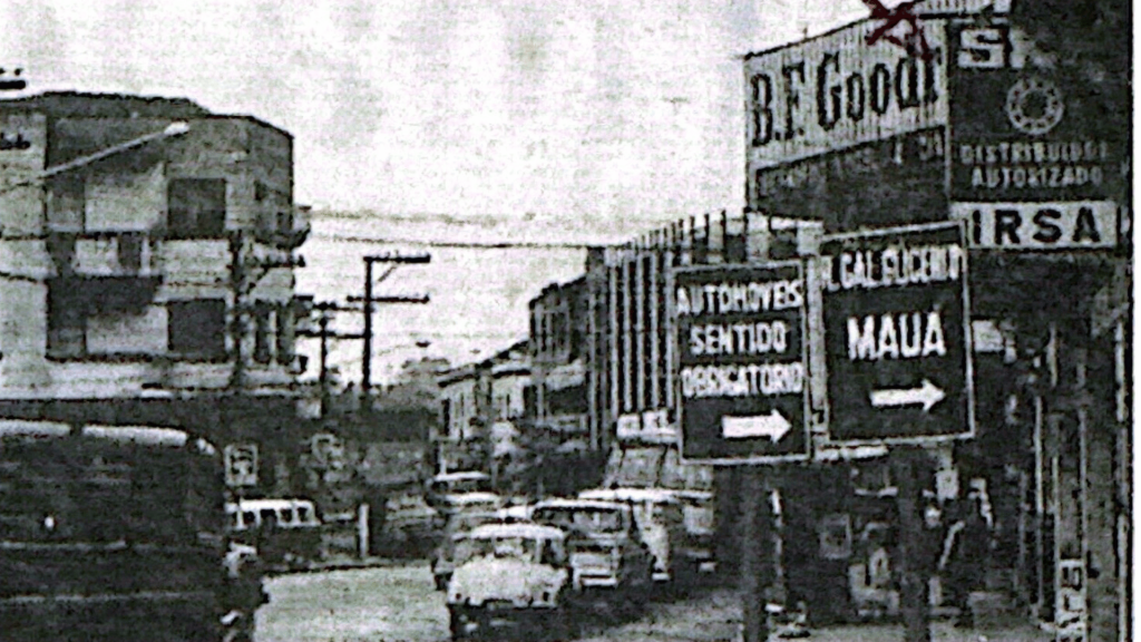 foto antiga santo anré década de 50, IRSA Rolamentos, acervo