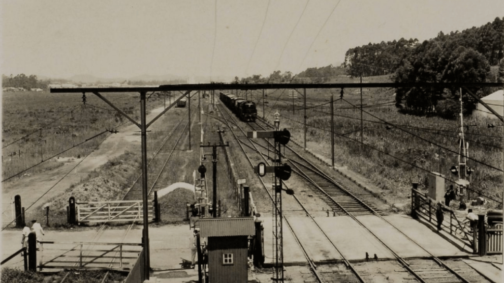 Estação ferroviária de santo andré década de 50/60