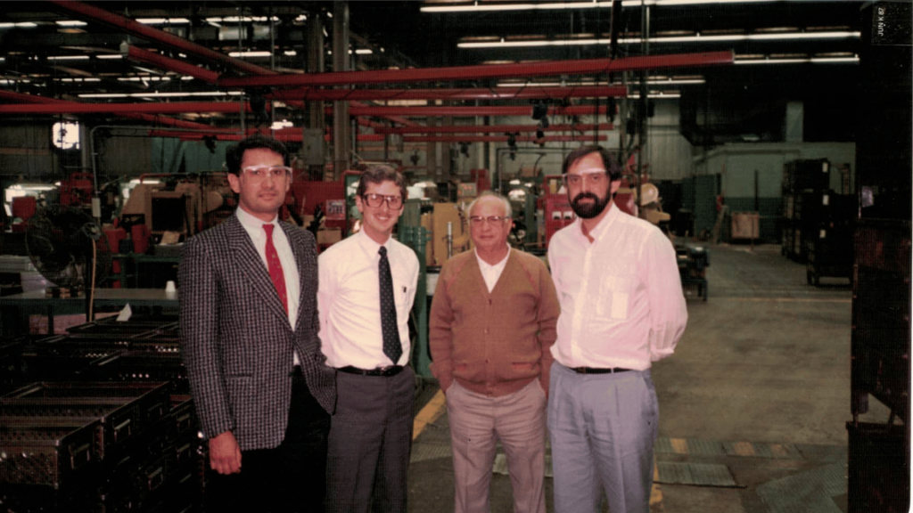 Fábrica da SKF na Suécia anos 80